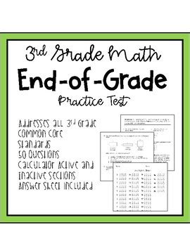 This test is one of the California Standards Tests administered. . 3rd grade math eog released 2022